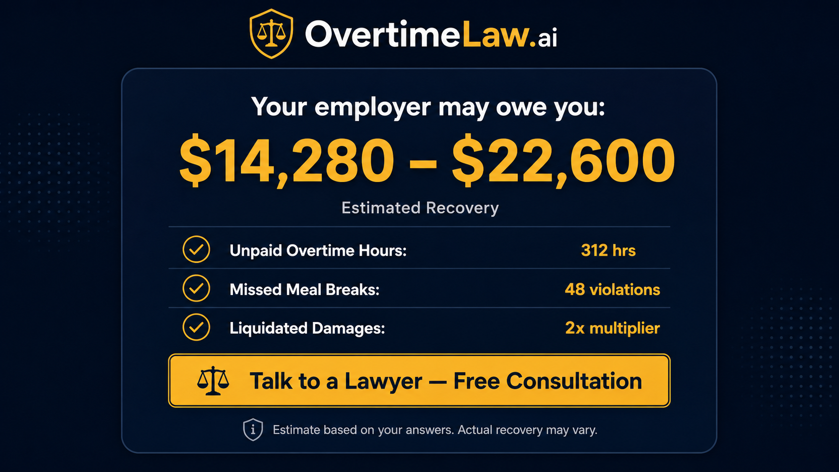 OvertimeLaw.ai screenshot 4