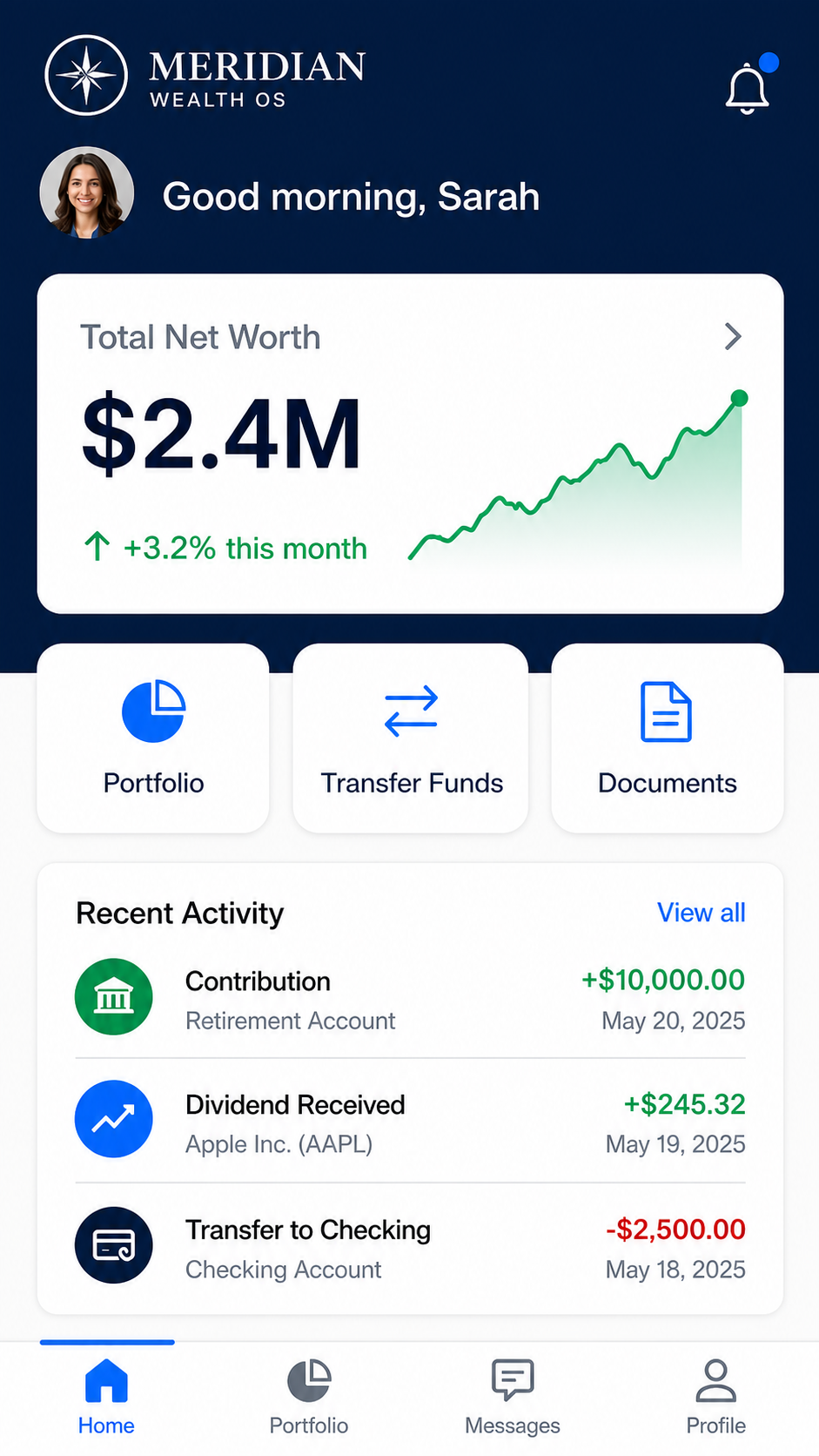 Meridian Wealth OS screenshot 6